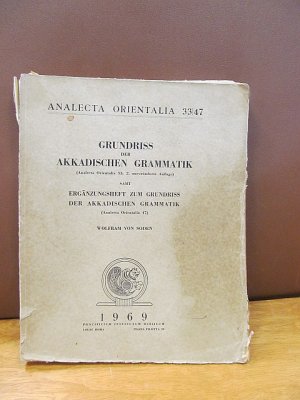 洋書 Grundriss der Akkadischen Grammatik Grundriss der Akkadischen Grammatik by Wolfram von Soden